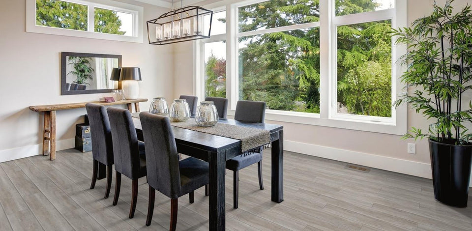 Tarkett InStudio Lodge Plank, Grey Pearl plank swatch, Pearl grey